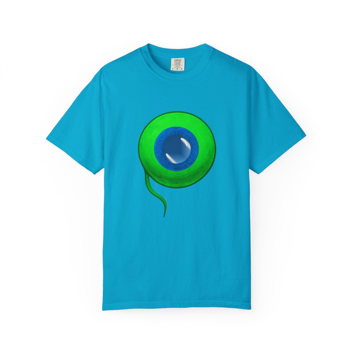 Jacksepticeye Infected Septic Eye Green Logo T-Shirt - alternate angle 5, merchandise