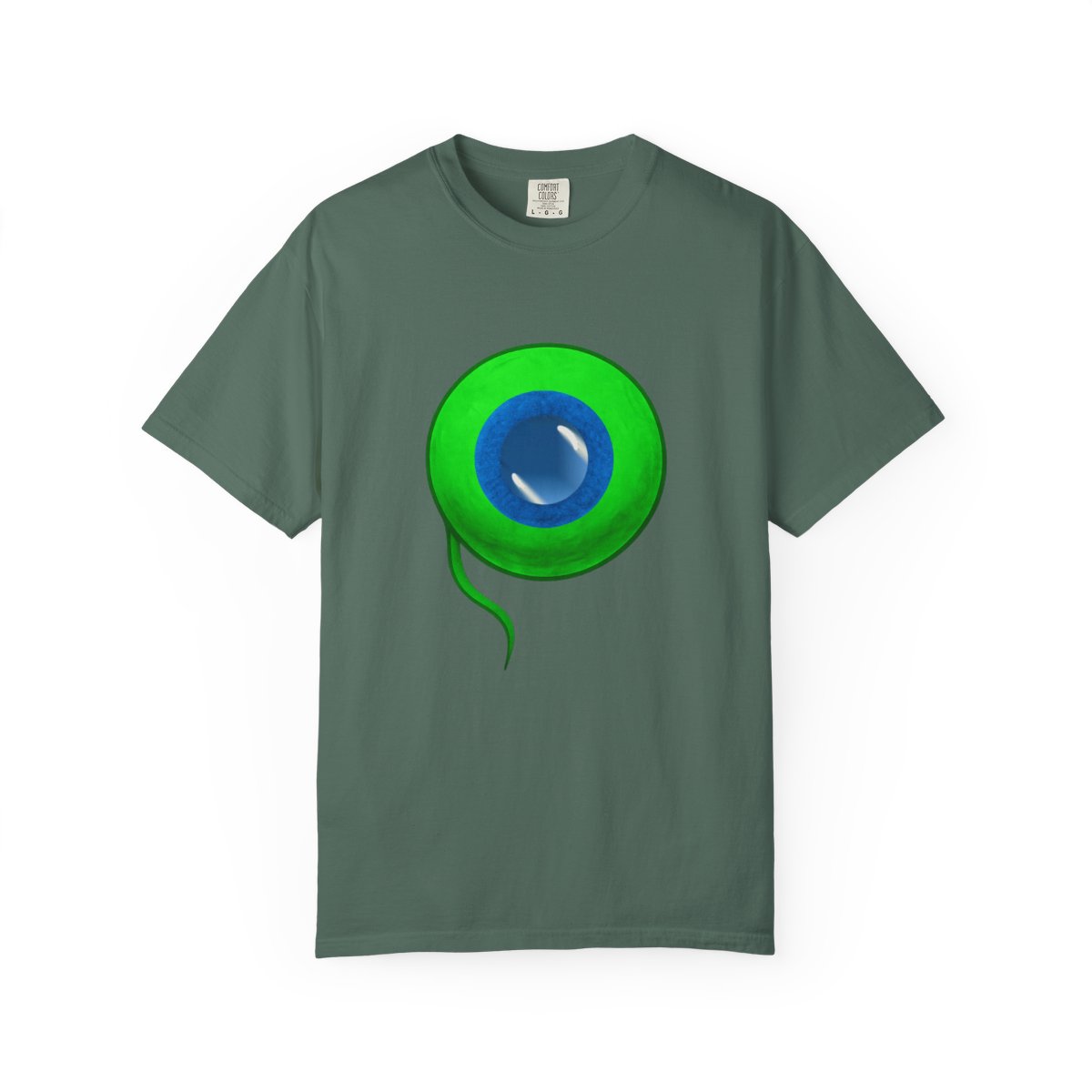 Jacksepticeye Infected Septic Eye Green Logo T-Shirt - alternate angle 4, merchandise