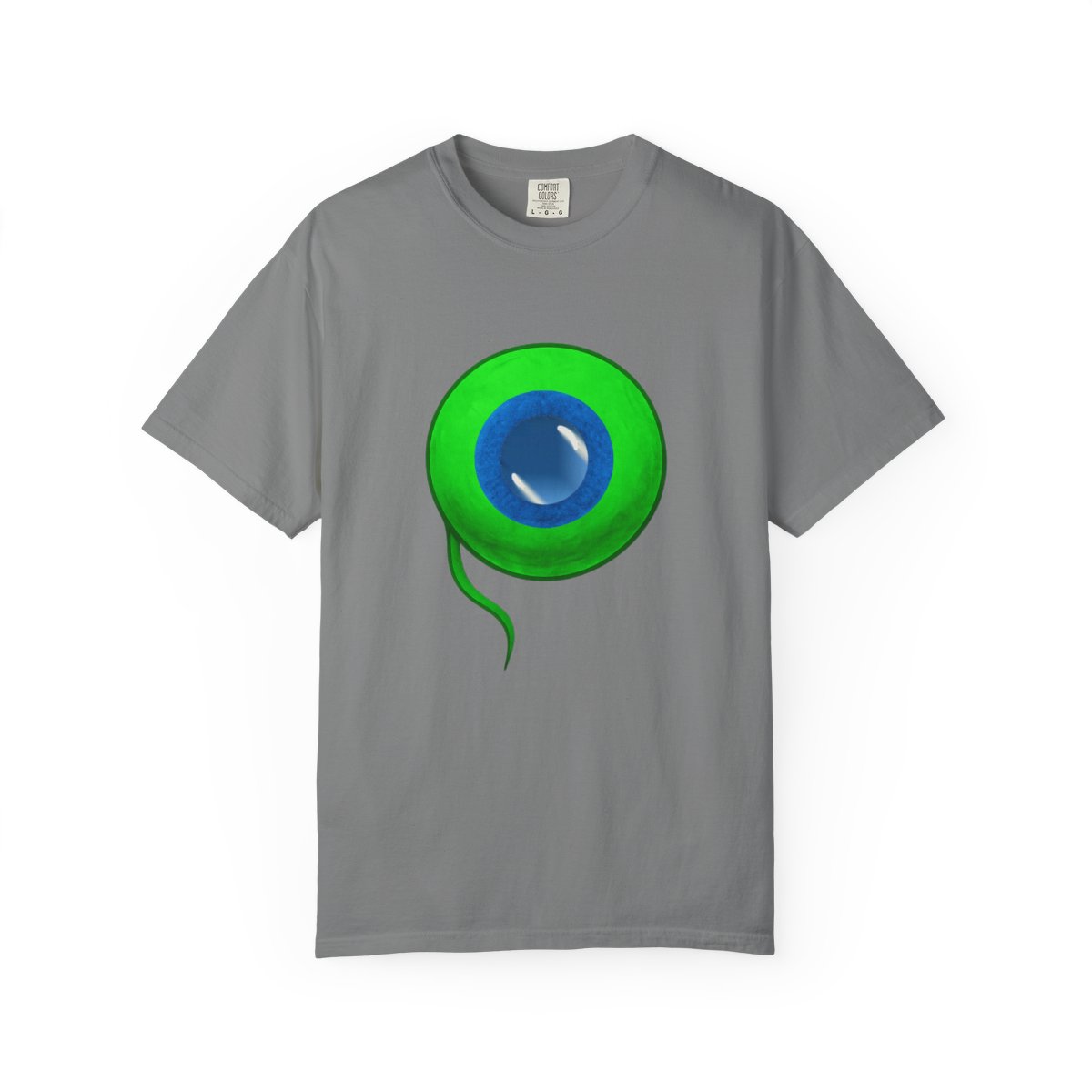 Jacksepticeye Infected Septic Eye Green Logo T-Shirt - alternate angle 2, merchandise