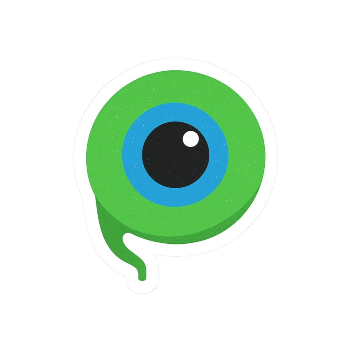 Septic Eye Sam Jacksepticeye Sticker | Funny Vinyl Decal - alternate angle 3, merchandise