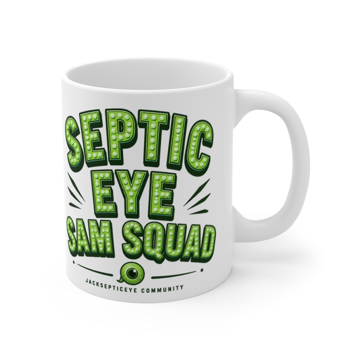 Jacksepticeye "Septic Eye Sam Squad" White Mug