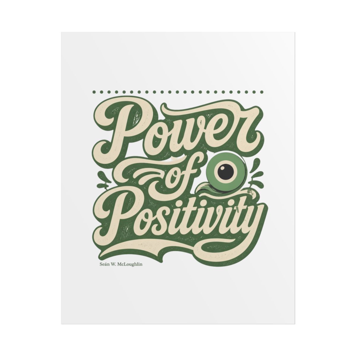 Jacksepticeye "Power of Positivity" Poster - Official Posters & Wall Art merchandise