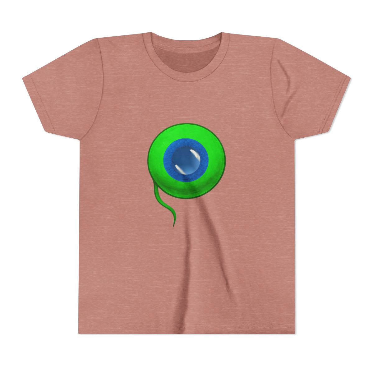 Jacksepticeye Infected Septic Eye Green Logo Kids T-Shirt - alternate angle 2, merchandise