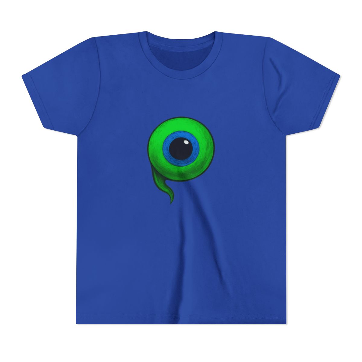 Jacksepticeye Infected Septic Eye Green Logo Kids T-Shirt - alternate angle 3, merchandise