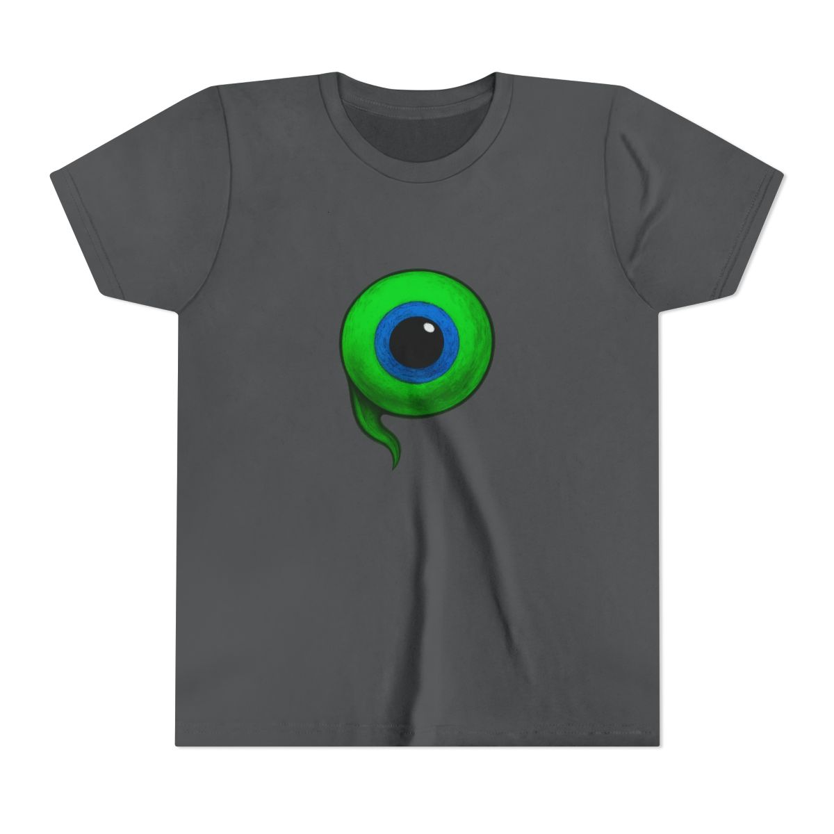 Jacksepticeye Infected Septic Eye Green Logo Kids T-Shirt - alternate angle 4, merchandise